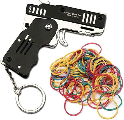 SUNNYHILL Rubber Band Gun Mini Metal 