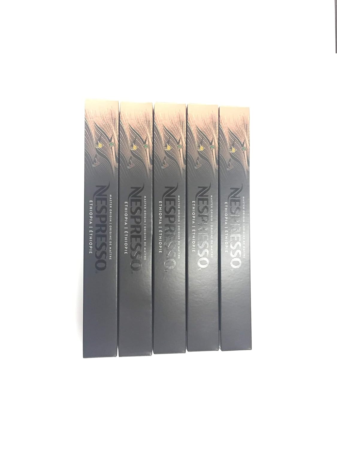 Nespresso Master Origin Ethiopia OriginalLine Capsules, 50 Count Espresso Pods, Intensity 4 Blend, 100% Ethiopian Arabica with Floral Coffee Flavors