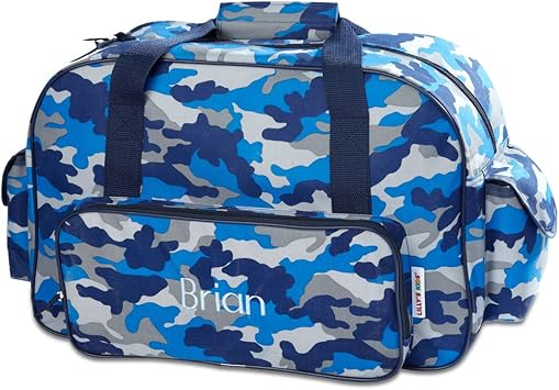 Blue camo duffle bag Clearance