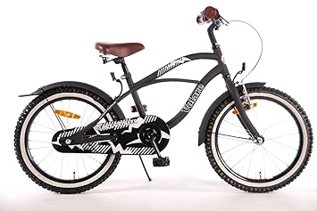 Kinderfahrrad Jungen 18 Zoll Black Cruiser 95% Zusammengebaut