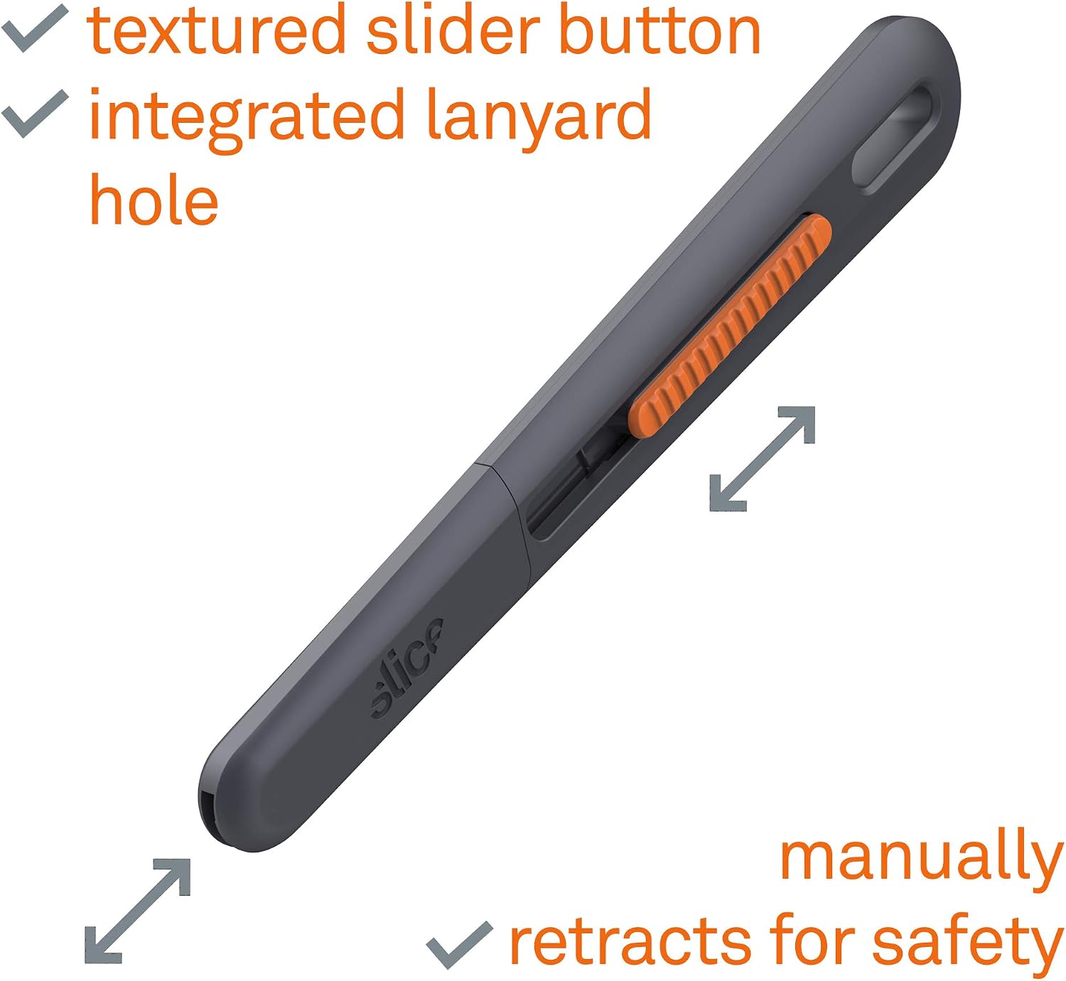 Slice 10476 Manual Slim Pen Cutter, Black - Image 3