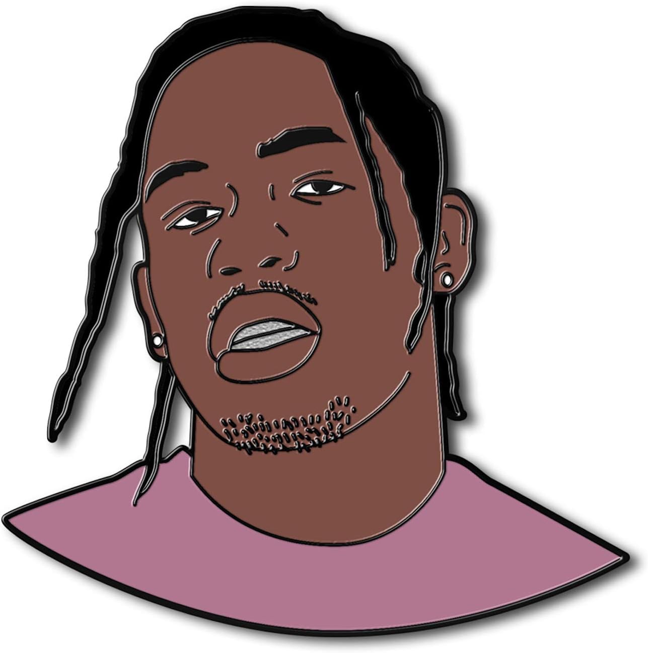 Rapper Inspired Famous Pin Enamel Pin | Pin Set for Jackets, Backpacks, Hats and Jackets