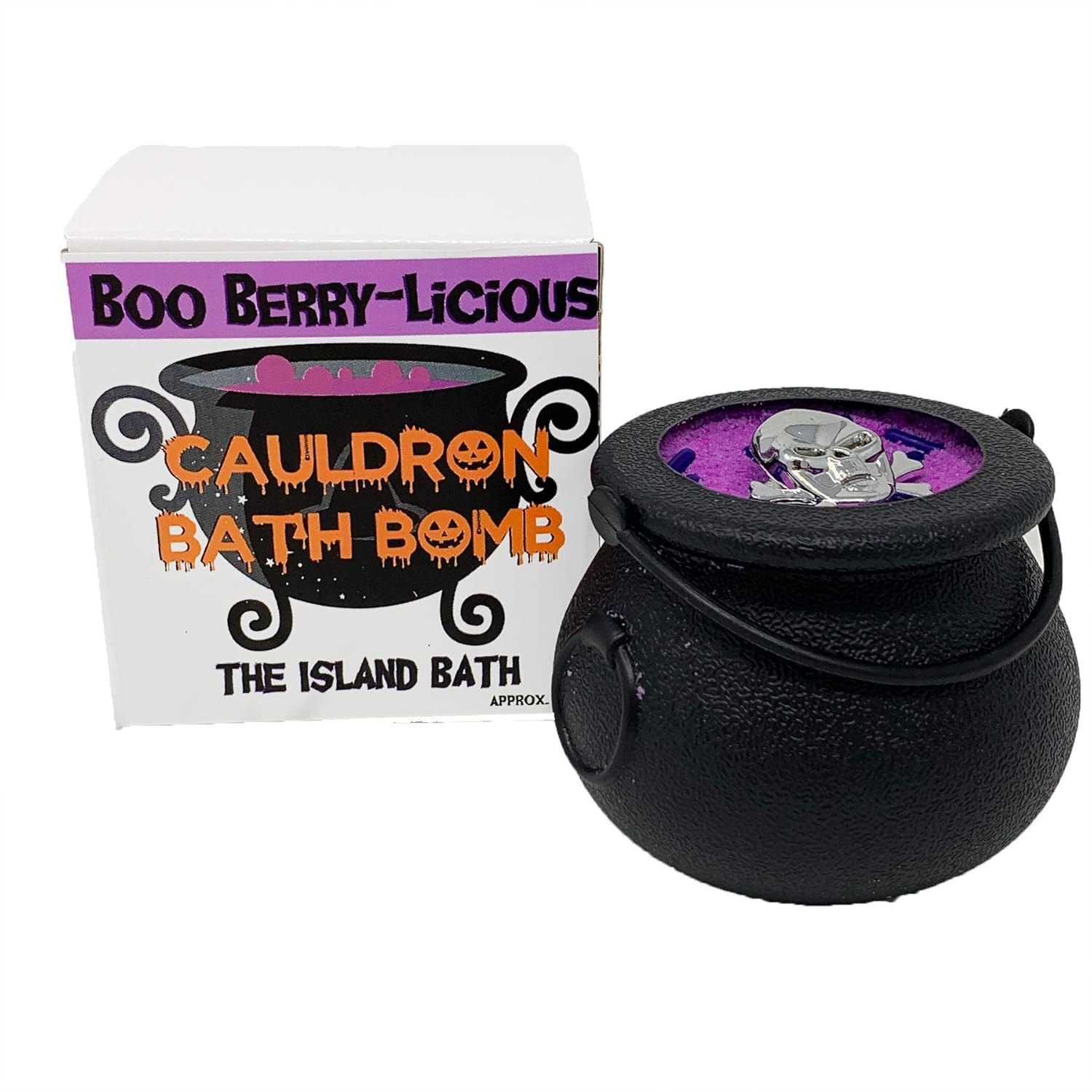 Halloween Cauldron Bath Bomb - Boo-Berry-Punch - Fizzes and Bubbles with Toy for Kids: Health & Personal Care