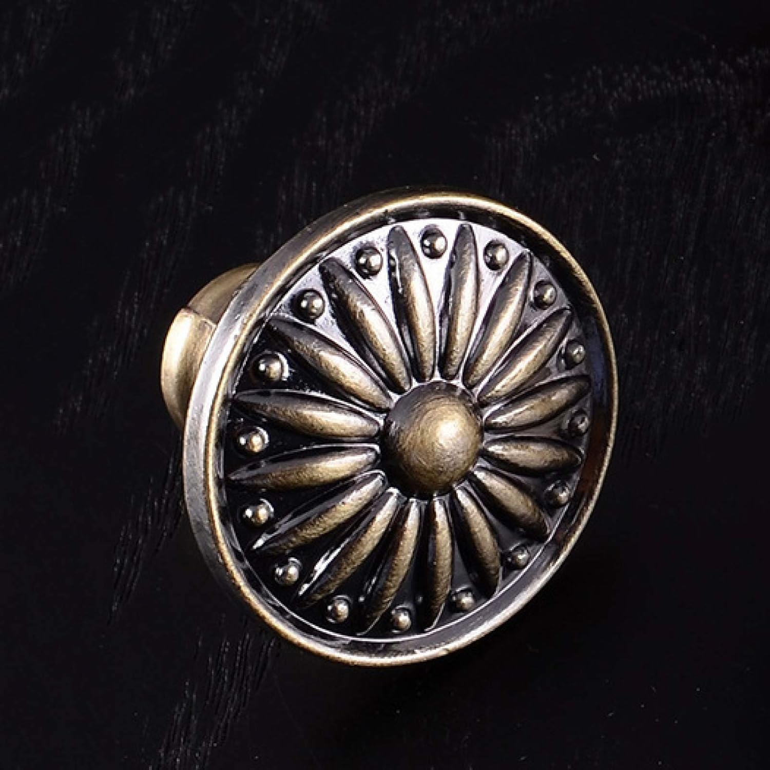 GXFCQKDSZX Schranktürgriff 5St. Retro Rot Bronze Küchenschrank Knöpfe