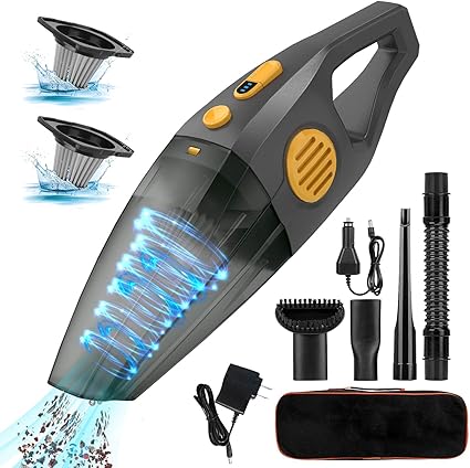 Amazon 車用掃除機 Welvan 乾湿両用クリーナー 車用 掃除機 8500pa 充電式 車 用掃除機 カークリーナー 車用掃除機 強力 充電式 無線 ハンディクリーナー 21 車用掃除機 ハンド車用掃除機 静音 Pse認証済み 日本語取扱説明書あり １年間品質保証付き Jp Mz5235