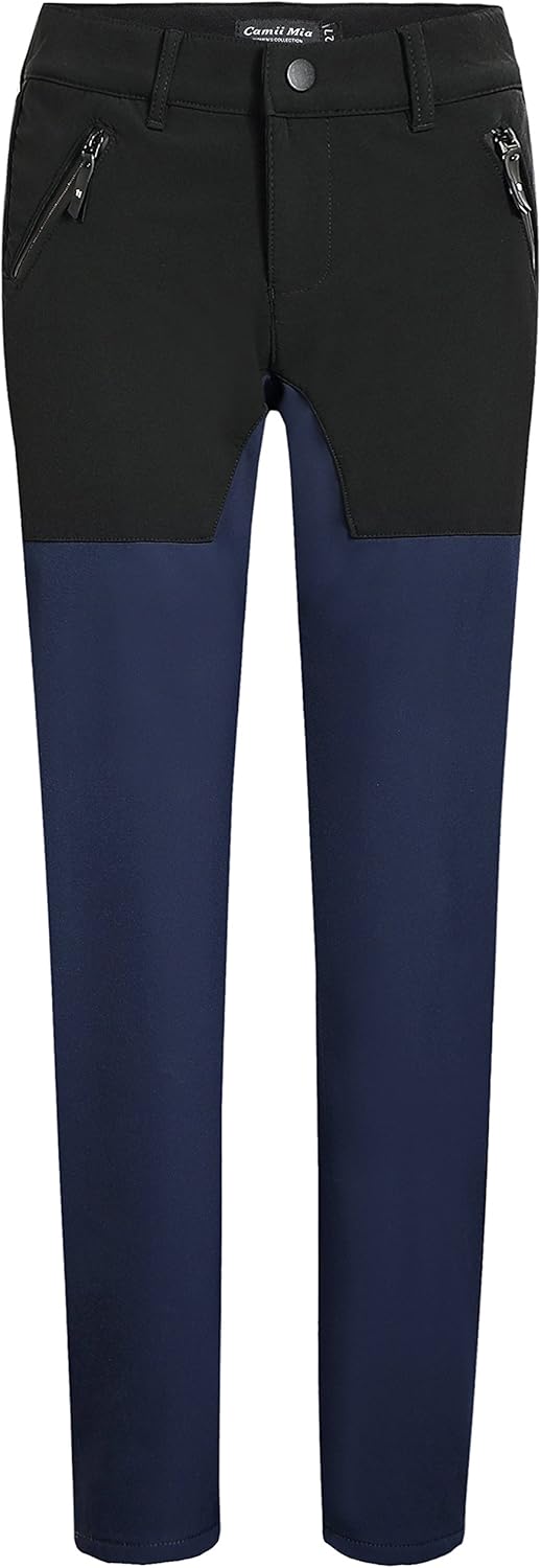 Camii Mia Women's Winter Slim Outdoor Windproof Water Resistant Fleece Hiking Skiing Snow Pants: Clothing