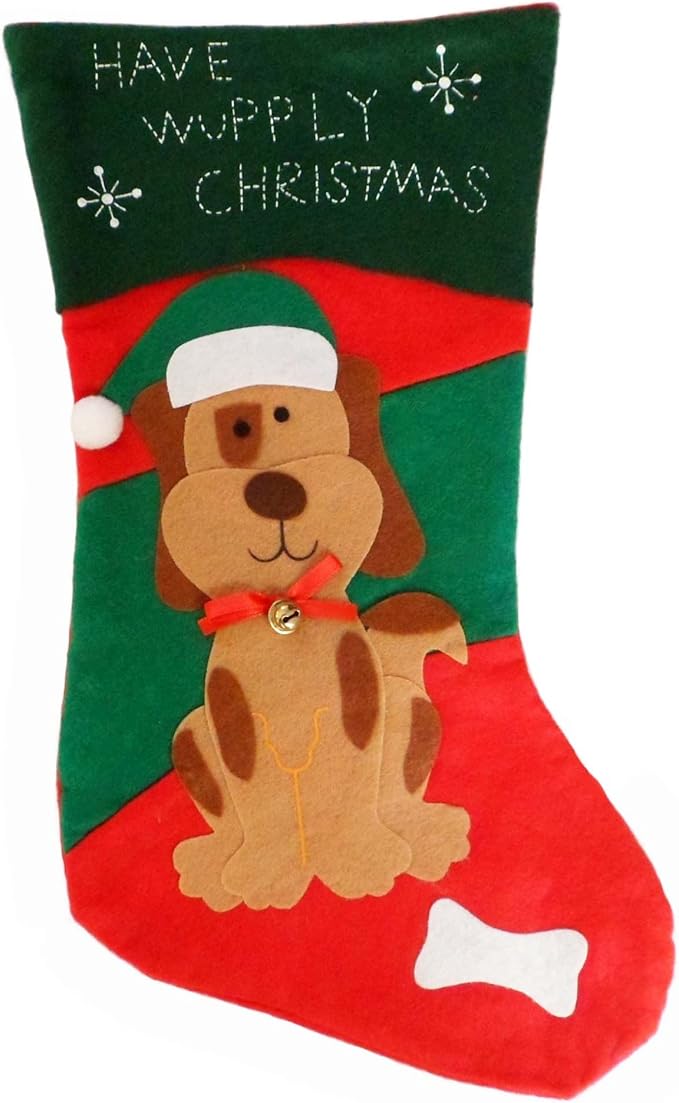 Dog Christmas Stocking Amazon.co.uk Kitchen & Home