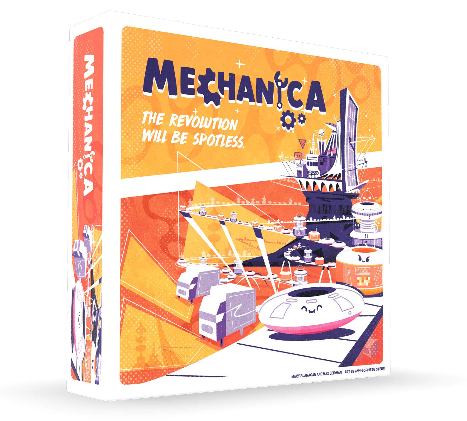 Mechanica - by Resonym - Board Game - Engine Building Game - Build The Best Cheeky Robot Factory - Ages 10+