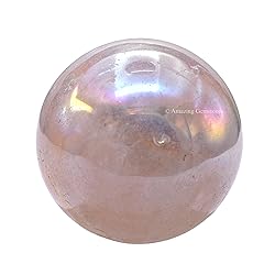 Amazing Gemstone Angel Aura Rose Quartz Crystal