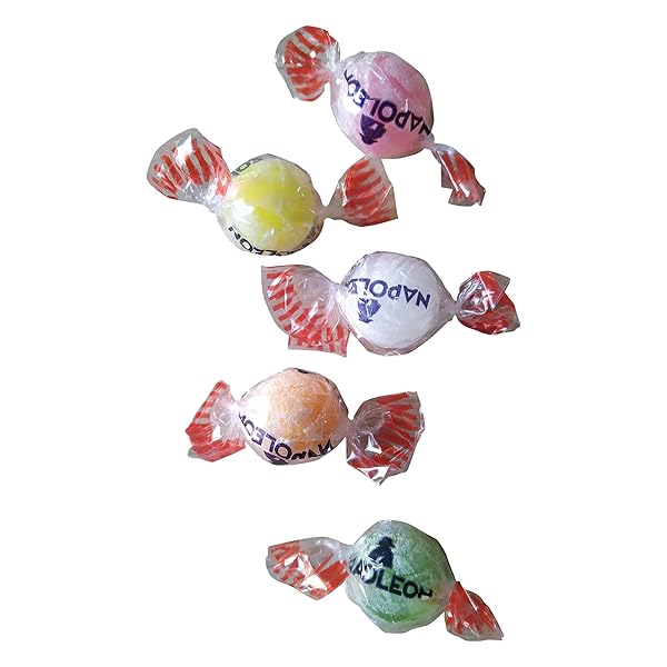 NAPOLEON CANDY SOURS ASSORTED | MIX OF 5 FRUIT FLAVORED CANDIES | NAPOLEON CANDY FIZZY INSIDE | BAG OF 7.93 OUNCE