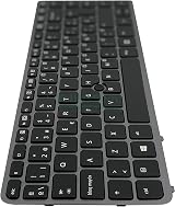 TellusRem Spanish Non-Backlit Keyboard for HP 840 G1 G2 850 G1 G2 view 6