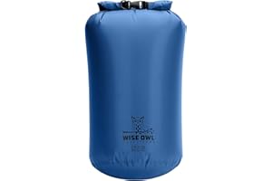 Wise Owl Outfitters Carrier Bag Case, Waterproof Dry Bag - Fully Submersible 1pk or 3pk Ultra Lightweight Airtight Waterproof Bags - 5L, 10L and 20L Sizes - Diamond Ripstop Roll Top Drybags