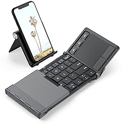 iClever Foldable Keyboard, BK08 Bluetooth Keyboard