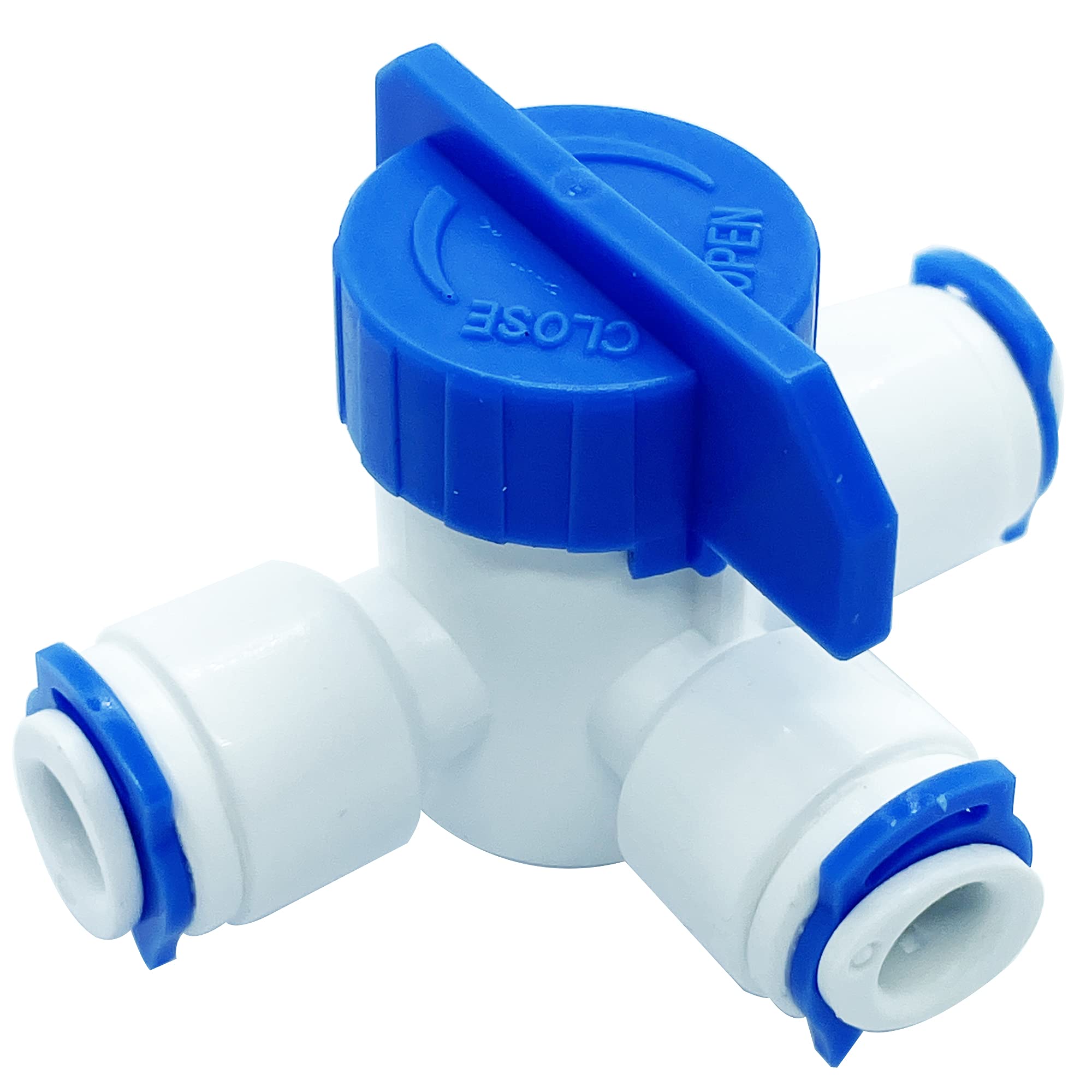 ZIGZAGSTORM Auto Top Off 3 Way Ball Valve 1/4 inch Input 1/4 Output for for Reverse Osmosis Water Filter System