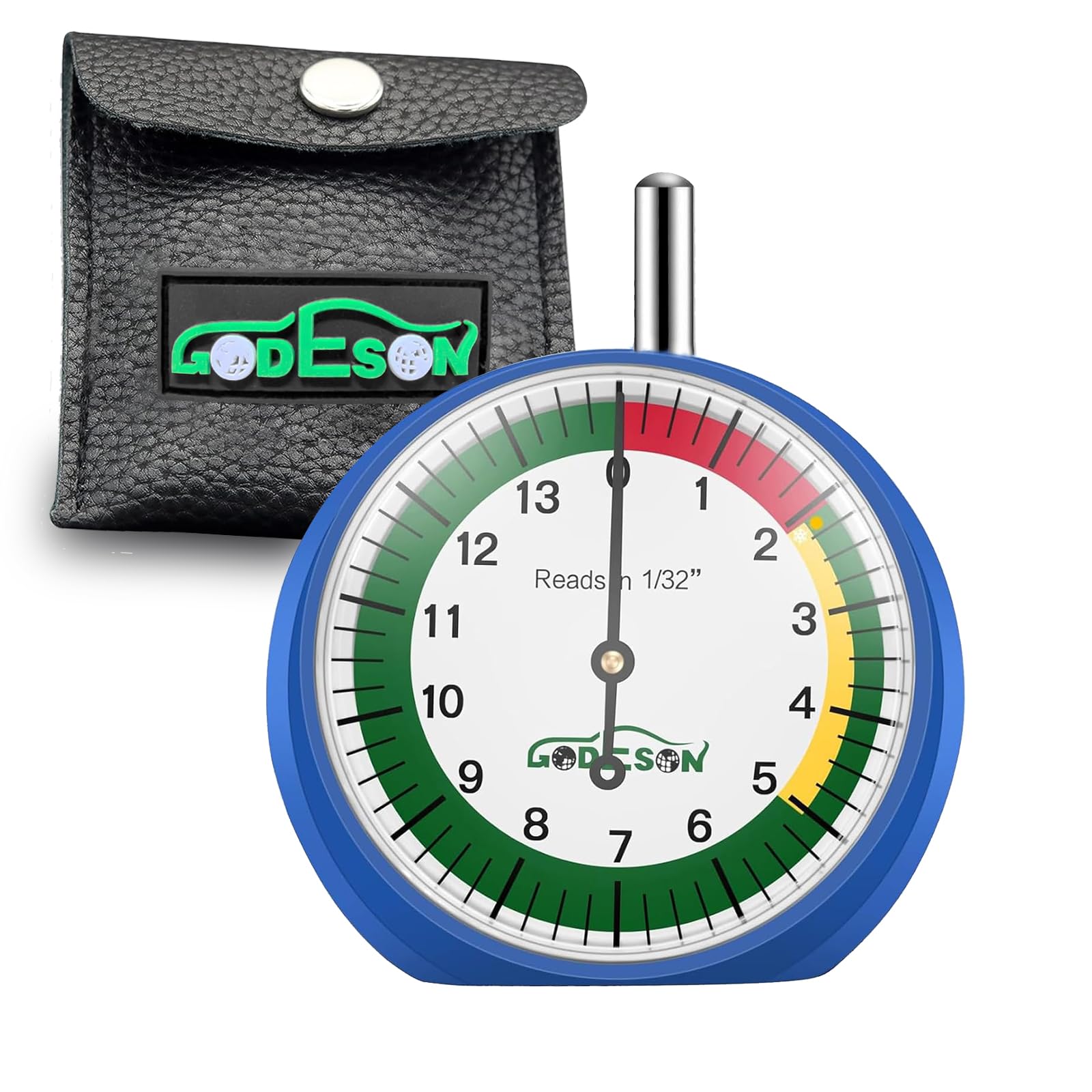 Photo 1 of GODESON Dial Type Tire Tread Depth Gauge 88703 Professional for Motorcycle, car,Truck and Bus
