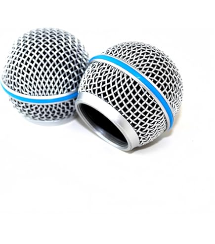 ZJchao Microfoon Accessoires, Microfoon Filter Mic Grille Vervanging Cover Mesh Grille Hoofd voor SM58S SM58LC BETA58 BETA58A SA M30 SV100 UT2 PGX24