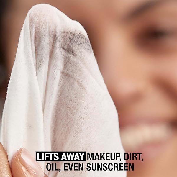 NEUTROGENA MAKEUP REMOVER WIPES MICELLAR ALCOHOL-FREE FACE TOWELETTES REMOVE WATERPROOF MASCARA & OIL, COMPOSTABLE 100% PLANT-BASED CLOTH, DERMATOLOGIST & OPHTHALMOLOGIST TESTED, TWIN PACK 2 X 25 CT