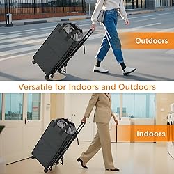 Bukere Extra Large 3 in 1 Rolling Laundry Backpack