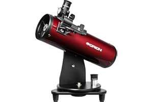 Orion 10012 SkyScanner 100mm Tabletop Reflector Telescope (Burgundy)