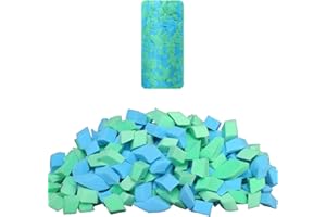 BBGDIPG Bean Bag Filler, 5 Pounds Comfortable and Soft Shredded Memory Foam Filling Without Gel, Premium Random Colors BeanBag Stuffing for Various Pillows/Punching Bag/Couch Cushions/Pouf/Dog Bed