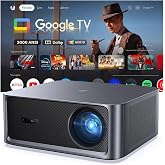 HAPPRUN 3000 ANSI Google TV Projector, 4K HDR, Auto Focus | Google TV &bull; 3000 ANSI Brightness &bull; 4K HDR &bull; Dolby Audio &bull; AI Auto Focus &bull; Motion Compensation &bull; Plug &amp; Play