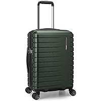 Traveler's Choice Archer 29-Inch Polycarbonate Hardside Spinner Luggage | Durable, Green Checked Bag With 360° Spinner Wheels & USB Port