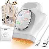 YNSZAS Professional Hand Massager with Heat Compression Therapy, 3 Massage 4 Temperatures 5 Compression Pain Relief Glove, Arthritis & Wrist Carpal Tunnel Neuropathy Circulation, Gifts for Women/Men