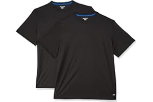 Amazon Essentials Men's Active Performance Tech T-Shirt (Available in Big & Tall), Pack of 2