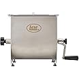 LEM Products MightyBite 20 Pound Capacity Manual Meat Mixer, Stainless Steel, Manual Only