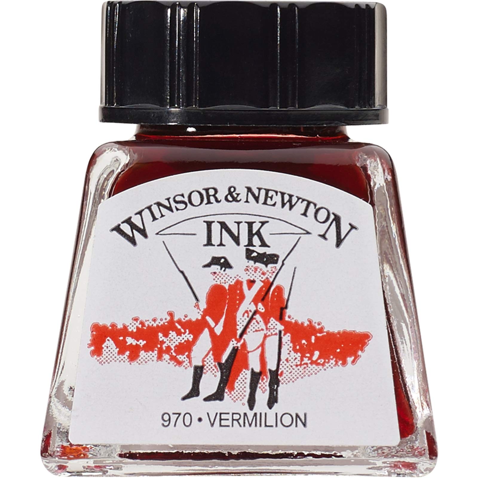 Tinta para dibujo Winsor & Newton 14ml rojo bermello