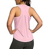 SANTINY Women's Sleeveless Workout Tops Lightweight Tennis Yoga Gym Athletic Running Shirts Racerback Tank Tops for Women