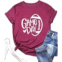 Go All Out Game Day Football T-Shirt - 100% Cotton Novelty Tee Printed In USA