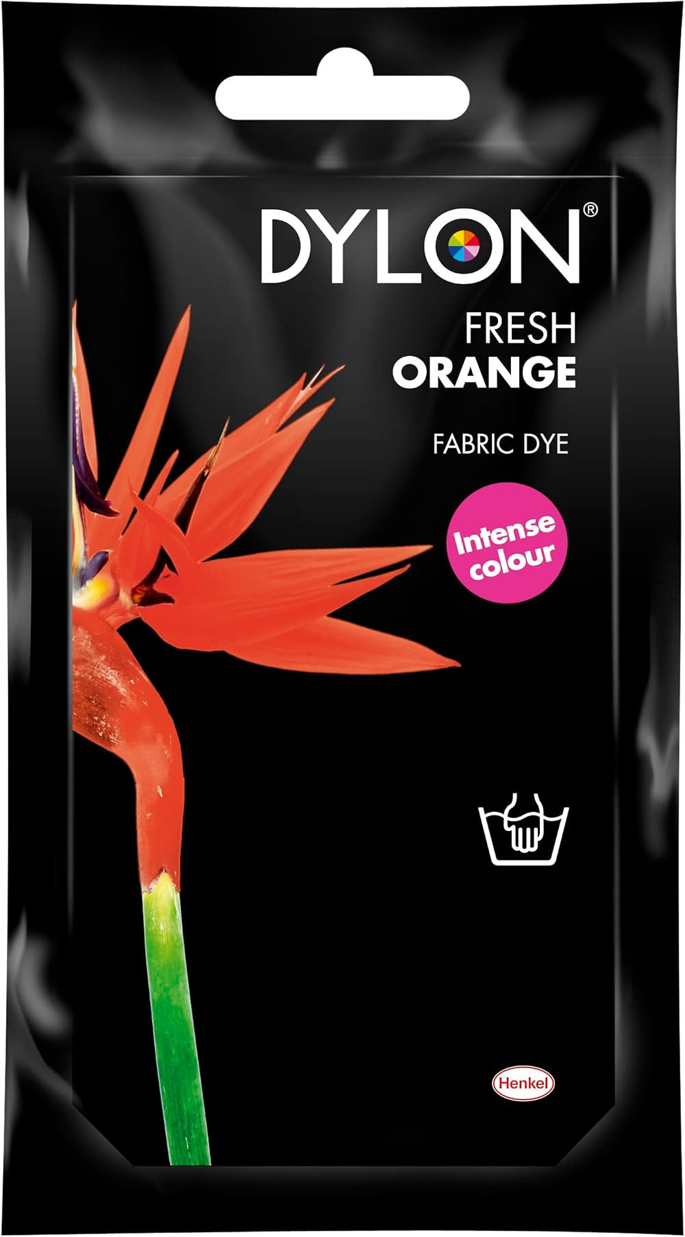 Dylon Hand Dye Fresh Orange 50 g Fabric Dye Sachet for Clothes & Home