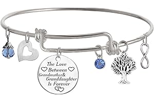 TISDA The Love between Grandmother and Granddaughter is Forever Bracelet
