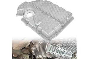 LEAPTREND 06K103600R Aluminum Lower Engine Oil Pan Compatible with 2014-2023 VW Arteon/Golf/GTI/Passat/Bee-tle/Tiguan/Jetta, 2015-2023 Au-di A3/A3 Quattro/A3 Cabriolet/Q3/Q3 Quattro/TT/TT Quattro