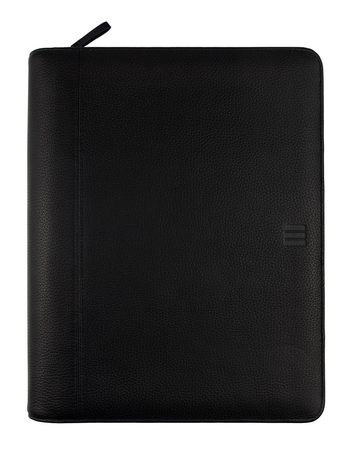 Finocam – Black Andrea Zip-Close Leather Document Holder