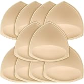 FANMAOUS Women's Triangle Bra Pads Inserts Removable Push Up Sports Bra Cups Replacements For Bikini Top Swimsuit