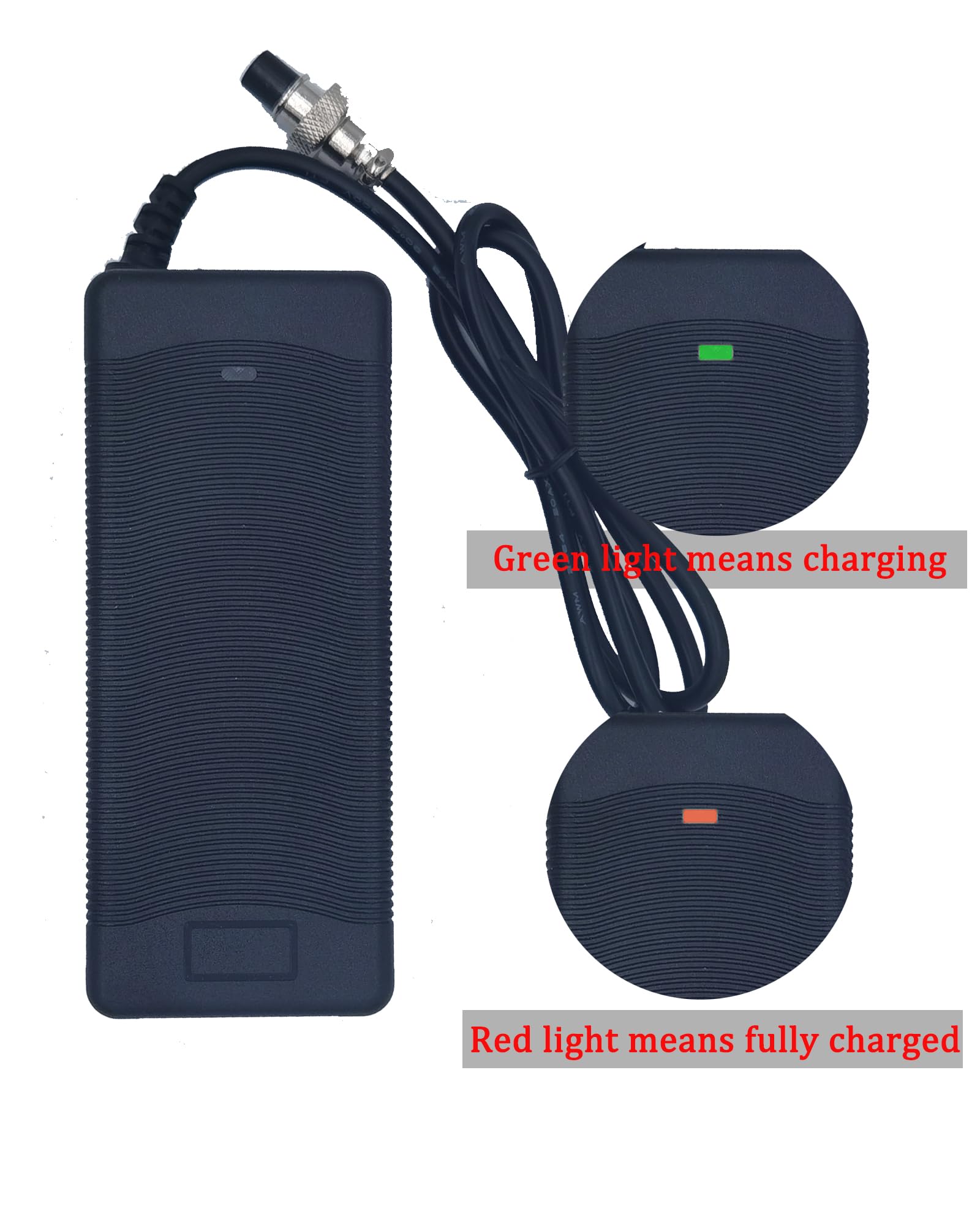 Suptopone Electric Scooter Charger 4 Prong for Ninebot S/S-MAX/Mini PRO/Mini lite, 63V 2A 4-Pin Connector Battery Charger Replacement Accessories with Ninebot by Segway Go Kart