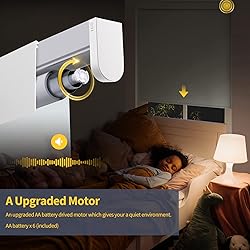 Motorized Blinds with Remote, Grasscloth Fabric