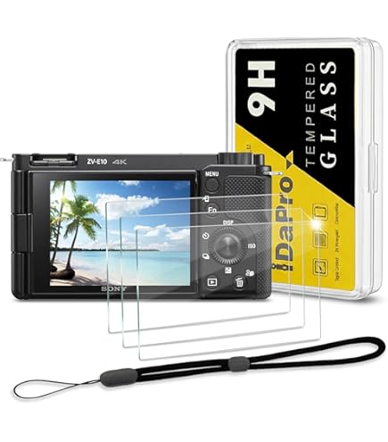 Fire Rock ZV-E10 II Camera Screen Protector For Sony ZV-E10 II Zv-e10 Ii Digital Camera, Ultra-Clear 9H Hardness Tempered Glass Cover For ZV-E10 II-3Packs - View #6