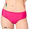 Period Swimwear - Menstrual Leakproof Bikini Bottoms - Mid Waisted Swim Bottoms for Teens, Girls, Women