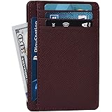 Leather Wallets for Women RFID Blocking Slim Small Designer Card Holder Wallet