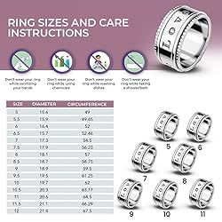 Shop LC Love Spinner Anxiety Rings for Men Women