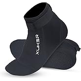 XUKER Neoprene Socks, 3mm Beach Volleyball Sand Soccer Water Wetsuit Socks for Diving Snorkeling Kayaking Paddling