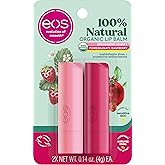 eos 100% Natural Lip Balm - Strawberry Sorbet and Pomegranate Raspberry, All-Day Moisture, Lip Care Products, 0.14 oz, 2-Pack