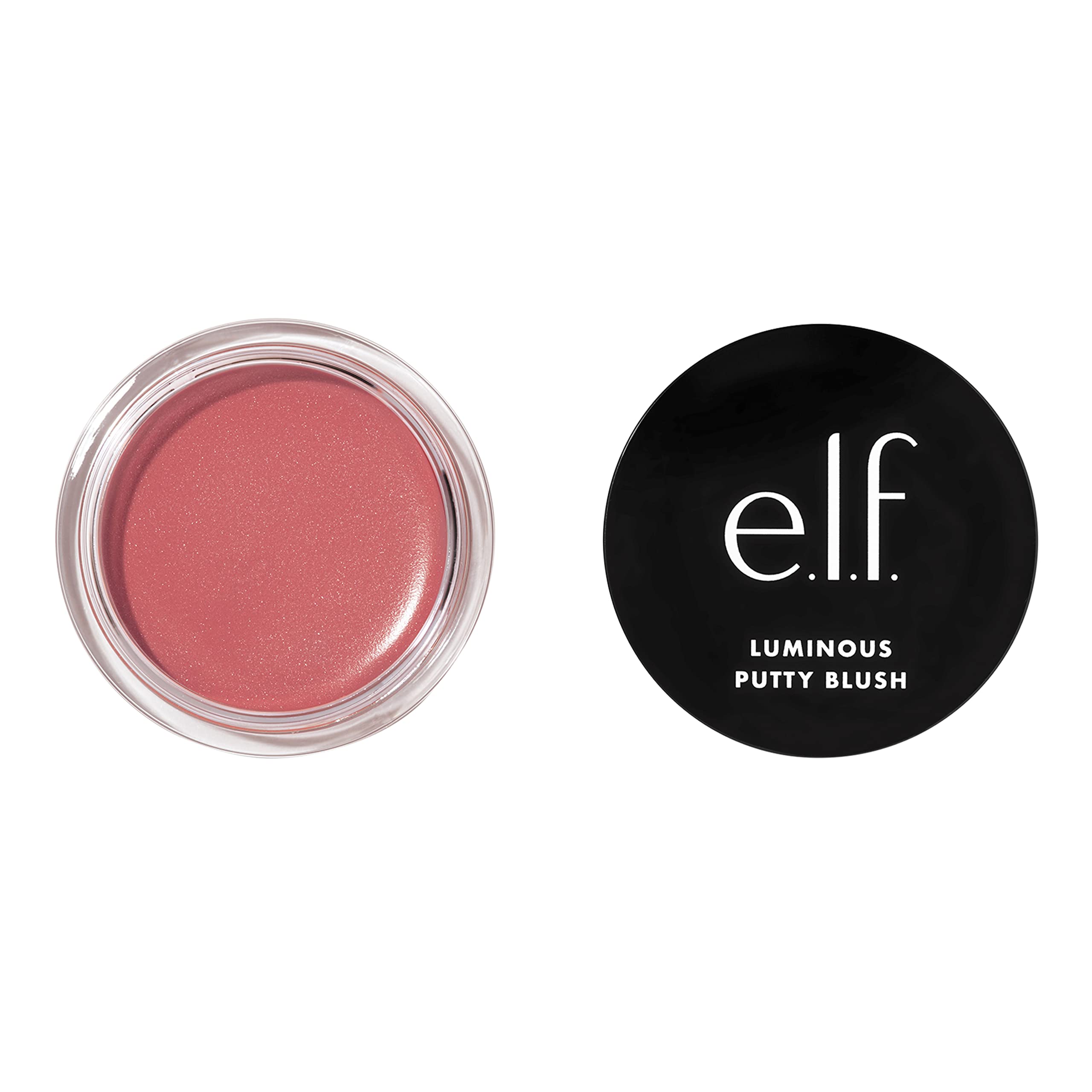 Photo 1 of e.l.f. Luminous Putty Blush, Putty-to-Powder, Buildable Blush With A Subtle Shimmer Finish, Highly Pigmented & Creamy, Vegan & Cruelty-Free, Bermuda