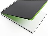 Artgecko Mixed Media Sketch Book A4 Landscape 80 Pages 150gsm White Paper view 5