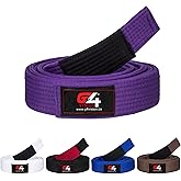 G4 VISION Jiu Jitsu Belt BJJ Belts Brazilian Adult A1 A2 A3 A4 Black Brown Purple Blue White
