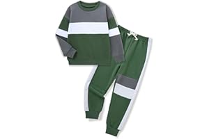 MKSODOPY mkodopy Boys Clothes Hoodie Sweatsuits Tops and Pants Boys Fall Winter Outfits Boy Clothing Set