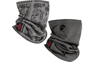 LANLFY Flame Resistant Face Mask for Men FR Neck Gaiter Headwear Covering CAT HRC 2 ARC Flash Protector Welding Accessories